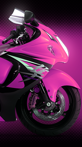 Pink Hayabusa Phone Wallpaper