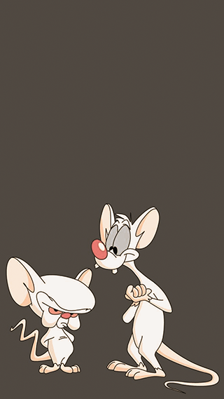 Pinky And Brain Phone Wallpaper