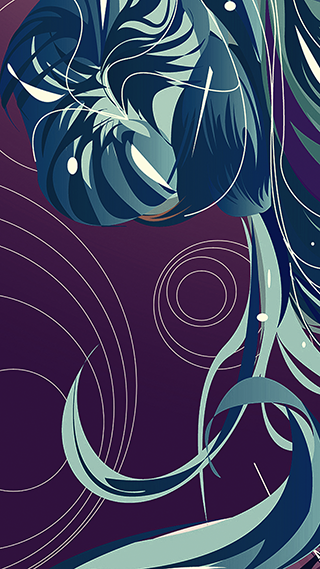 Purple Abstract Phone Wallpaper