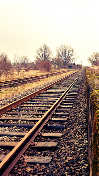 Railroad Track Phone Wallpaper