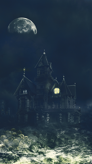 Scary House Phone Wallpaper
