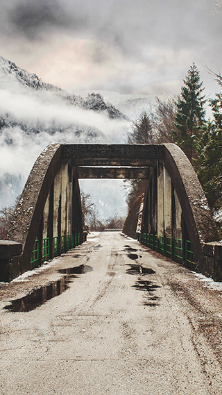 Silent Road Phone Wallpaper