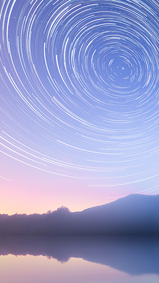 Star Trails Phone Wallpaper