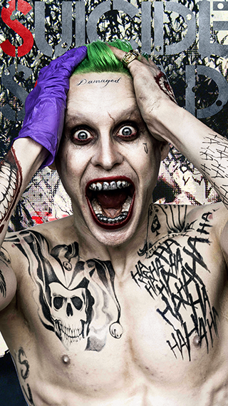 Suicide Squad Joker Phone Wallpaper