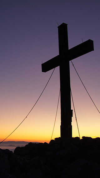 Summit Cross Phone Wallpaper