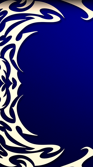 Tribal Blue Phone Wallpaper
