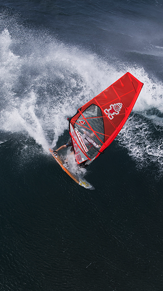 Wind Surfer Phone Wallpaper