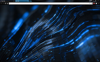 Alien Blue Google Chrome Theme
