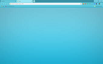 baby blue google chrome theme
