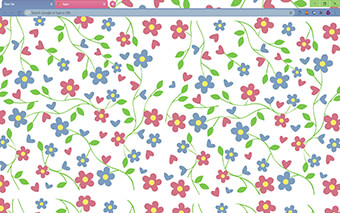 Blossoms of Love Google Chrome Theme