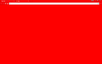 glowing red google chrome theme