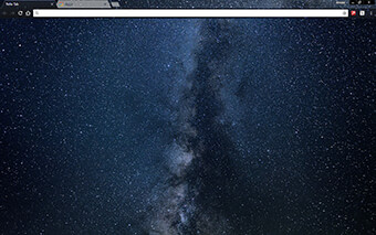 Milky Way Blue Google Chrome Theme