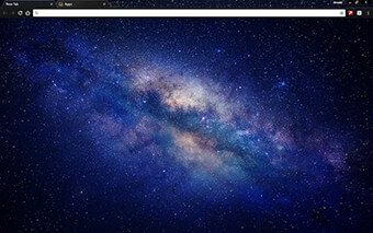 Milky Way Galaxy Google Chrome Theme