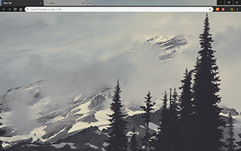 Mountain Fog Google Chrome Theme