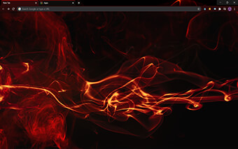Red Blaze Google Chrome Theme