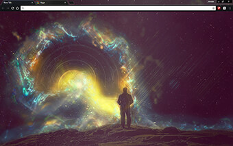 Space Cosmonaut Google Chrome Theme