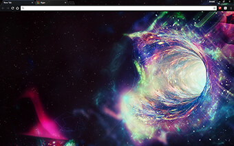 Space Hole Google Chrome Theme