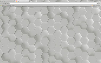 White Hex Google Chrome Theme