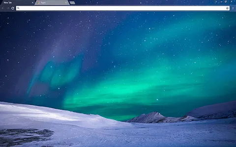 Aurora Google Chrome Theme