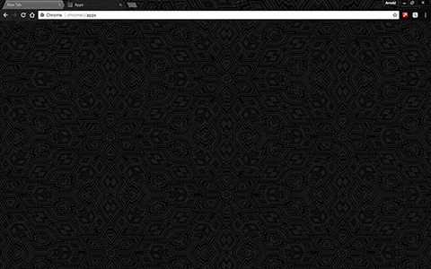 Black Design Google Chrome Theme