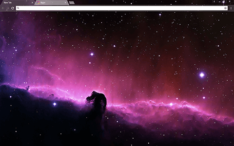 Horsehead Nebula Google Chrome Theme