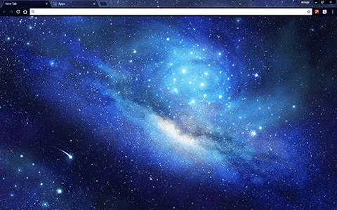 Stars In Outer Space Google Chrome Theme