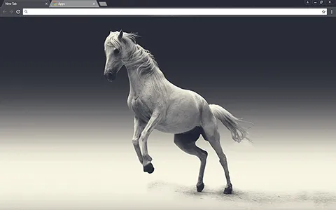 White Mare Google Chrome Theme