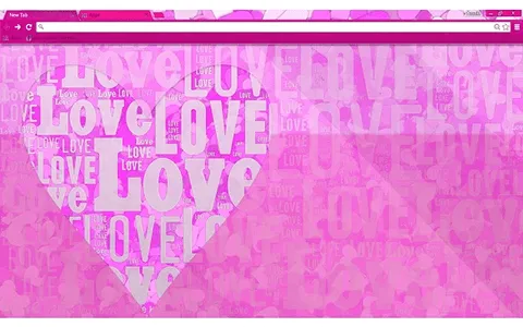 Free Love Google Chrome Theme