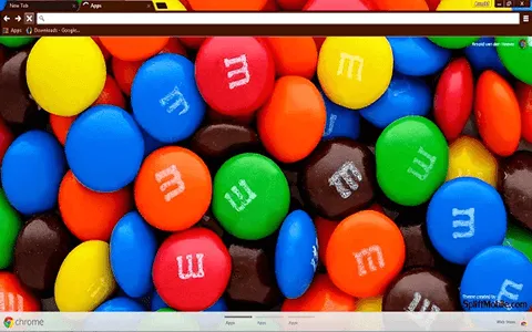 Free M&M's Google Chrome Theme