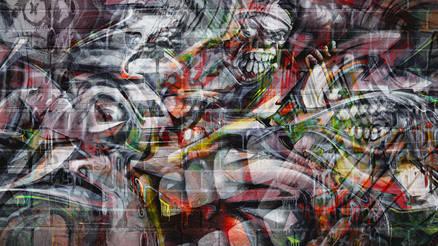 Graffiti Wall 2K Wallpaper | 2560 x 1440 px