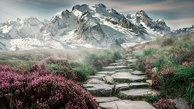 Mountain Landscape 2K Wallpaper