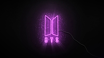 BTS Logo 8K Wallpaper