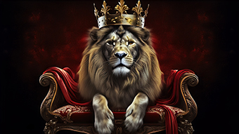 King Lion 4K Wallpaper