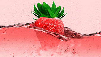 Pink Strawberry Desktop Background