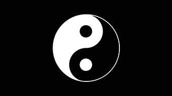 Ying Yang 8K Wallpaper
