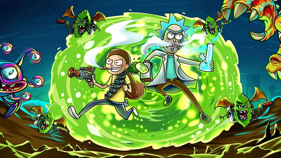 420 Rick and Morty 4K Wallpaper