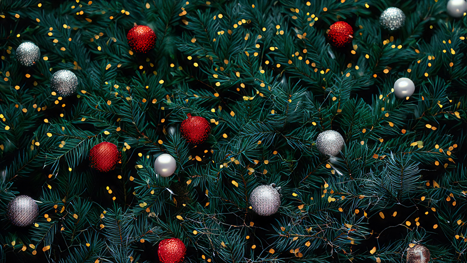 Christmas Tree 4K Wallpaper
