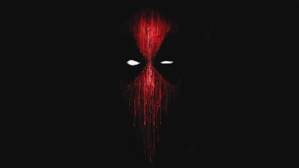 Deadpool Mask 4K Wallpaper