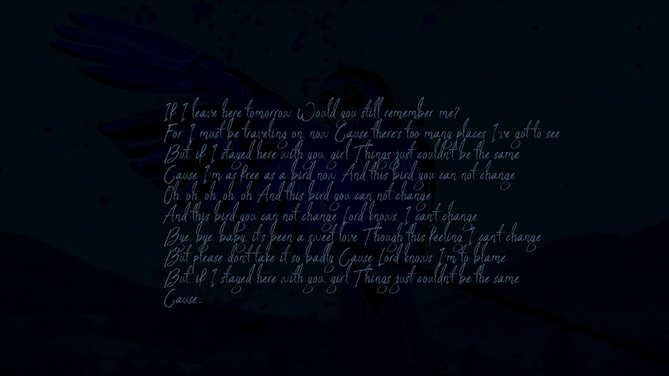 Freebird Lynyrd Skynyrd Lyrics wallpaper for Chromebook