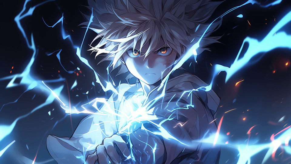 Killua Wallpaper 8K