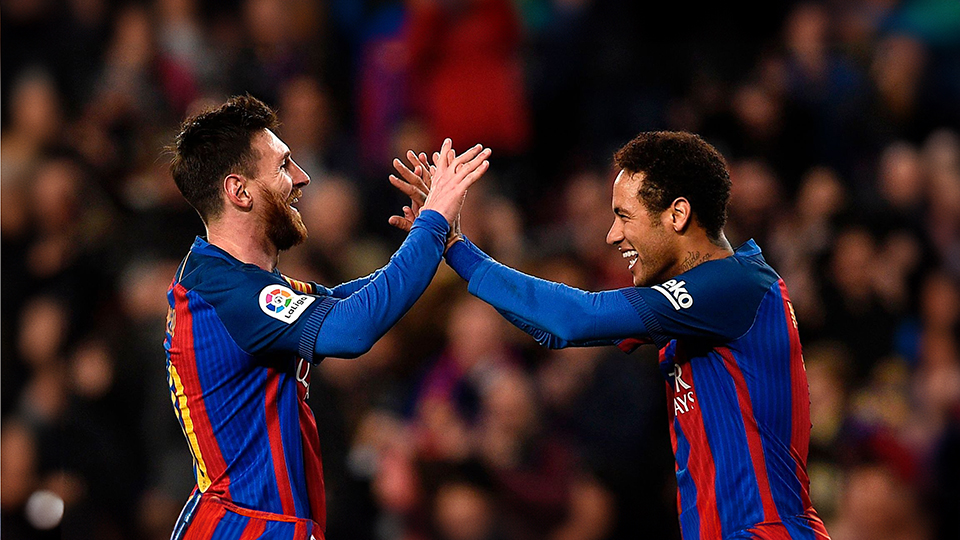 Messi and Neymar 4K Wallpaper