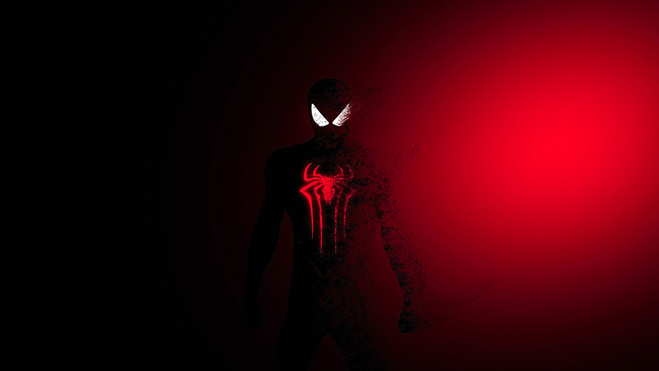 Minimalist Spiderman wallpaper for Chromebook