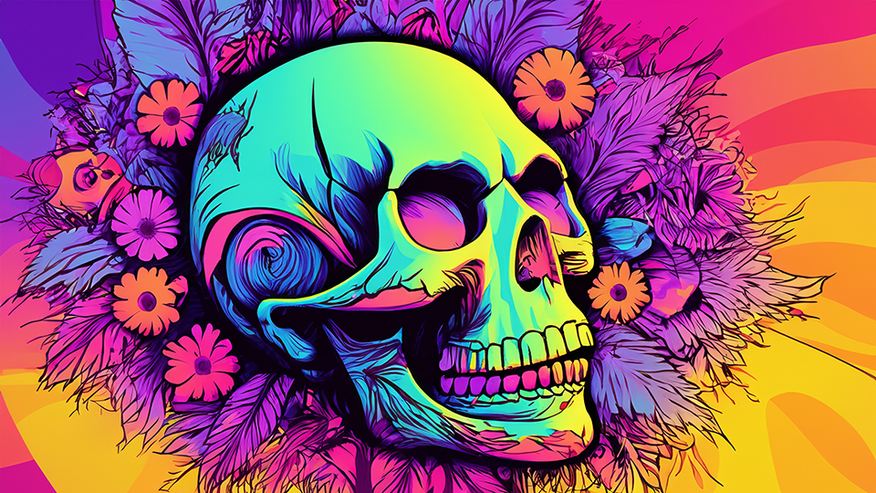 Skull Wallpaper 8K