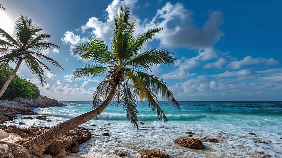 Summer Beach 4K Wallpaper