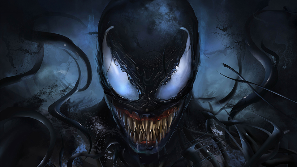 Venom Dark 2K Wallpaper