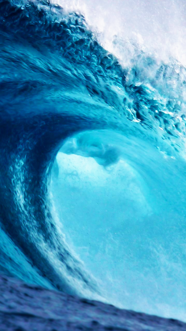 Huge Wave Google Pixel Wallpaper.