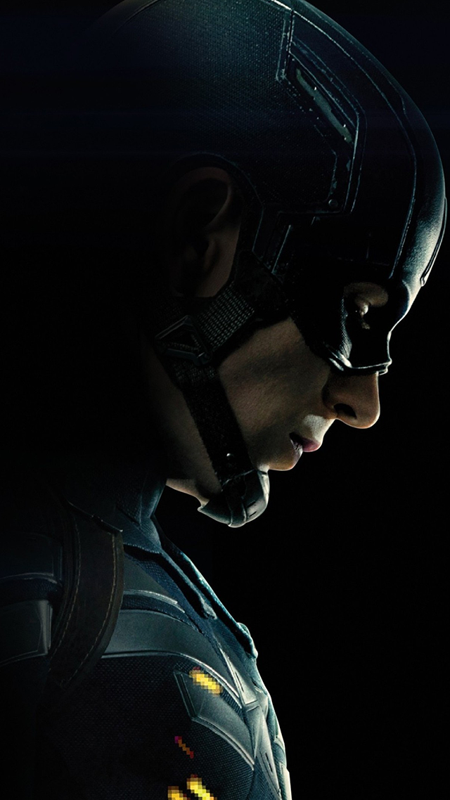Captain America Hero Home Screen Wallpaper.