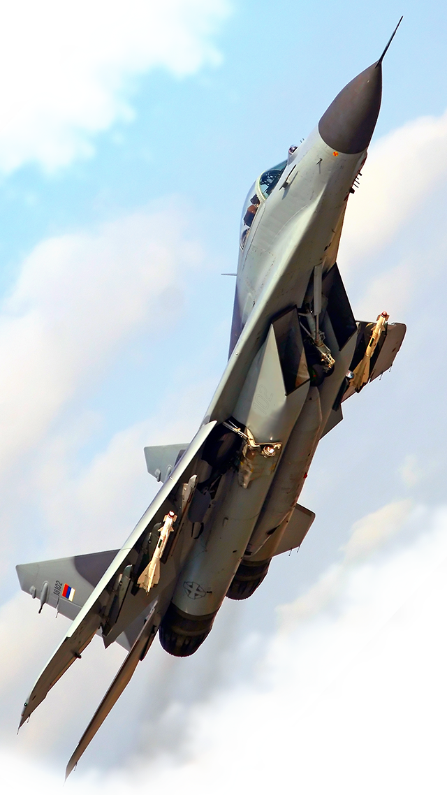 Mig Jet Home Screen Wallpaper.