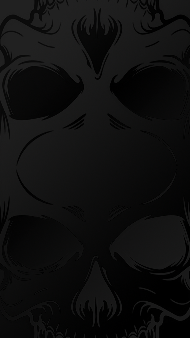 Stealth Skull Home Screen Wallpaper.