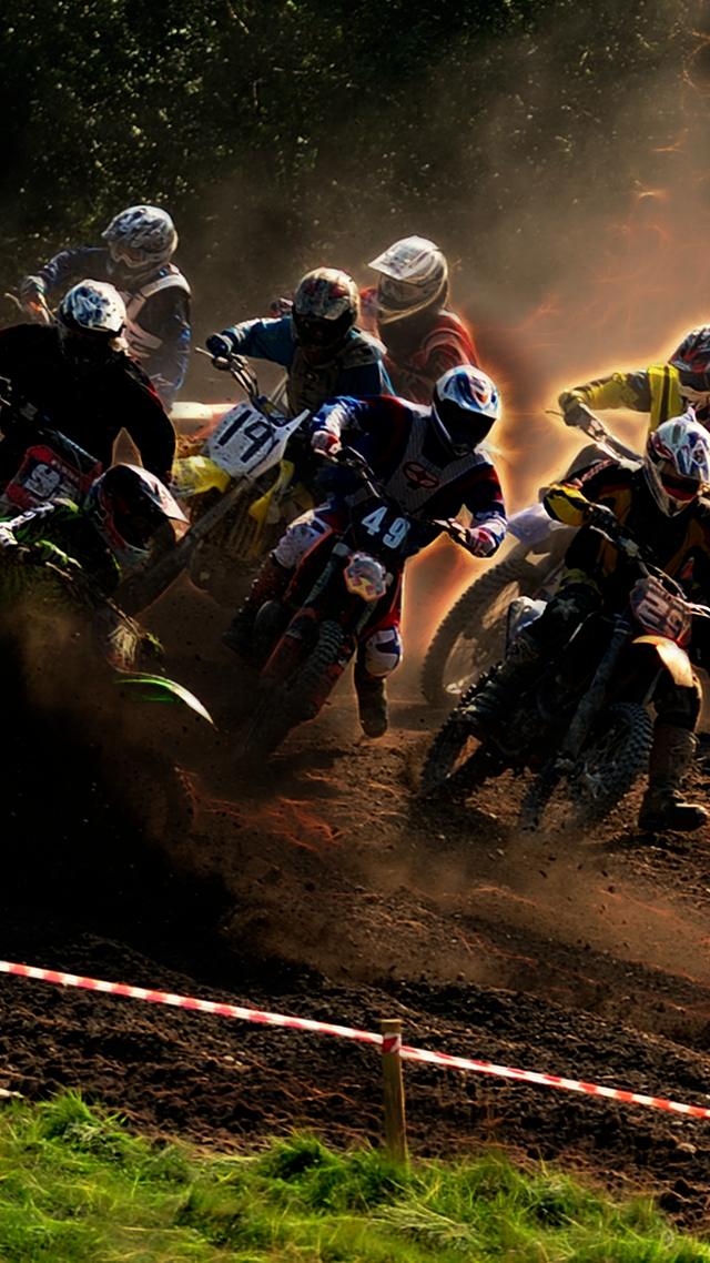 Motocross Huawei P50 Pro Wallpaper.
